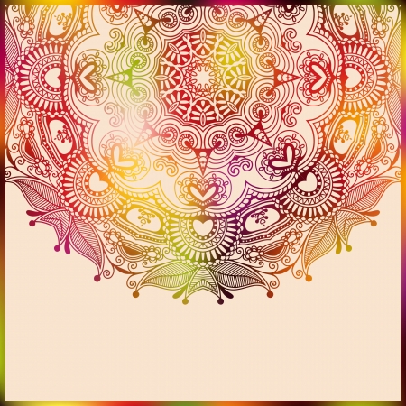 ornate card announcementのイラスト素材