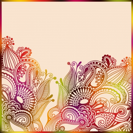 ornate card announcementのイラスト素材