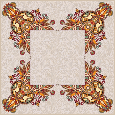 vintage ornamental templateのイラスト素材