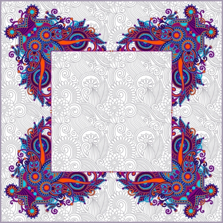 vintage ornamental templateのイラスト素材