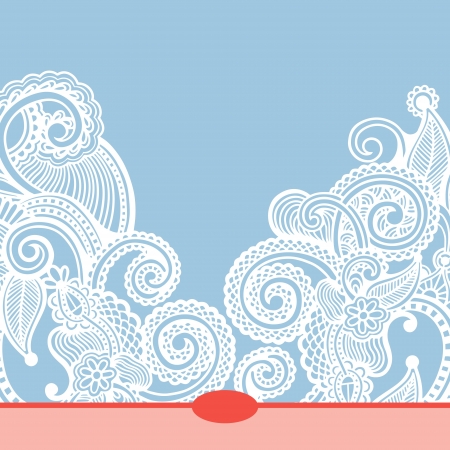 vintage ornamental templateのイラスト素材