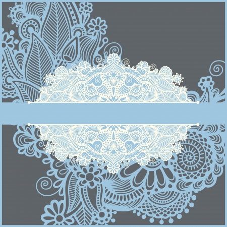 vintage ornamental templateのイラスト素材
