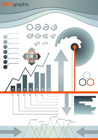 infographic design set elementのイラスト素材