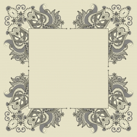 vintage ornamental templateのイラスト素材