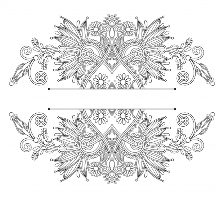 vintage ethnic ornamental templateのイラスト素材