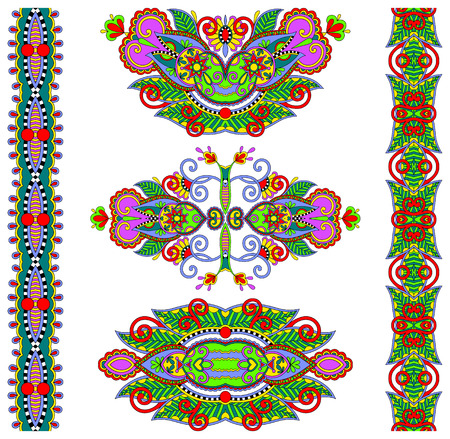 ornamental floral adornmentのイラスト素材