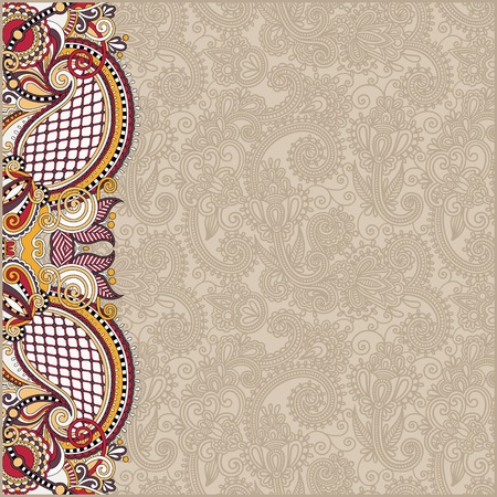 vintage floral background for your design, vector illustrationのイラスト素材