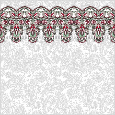 ornamental background with flower ribbon, stripe pattern, greeting card, vector illustrationのイラスト素材