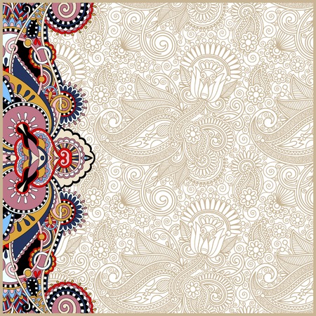 vintage floral background for your design, vector illustrationのイラスト素材