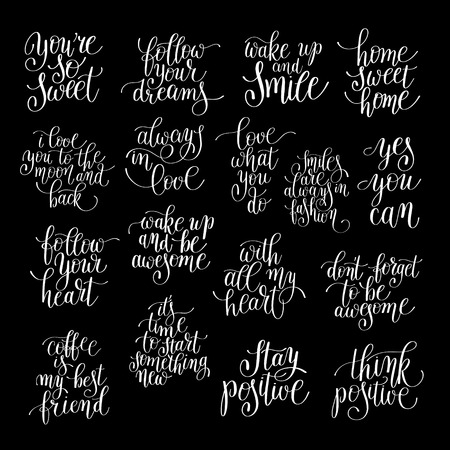 Premium Vector  Yes you can handwritten lettering positive motivational  quote to printable wall art home decor