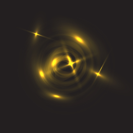 the shining spiral on a black background. the vector image for a backgroundのイラスト素材