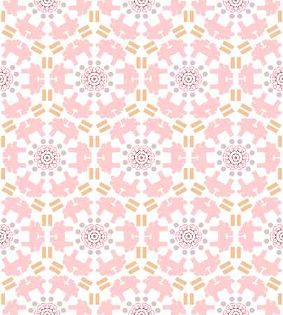 Vector pattern - colorful seamless geometrical background. There is an opportunity to easily change color. You can apply it in the wide range of use.Vector illustration.のイラスト素材