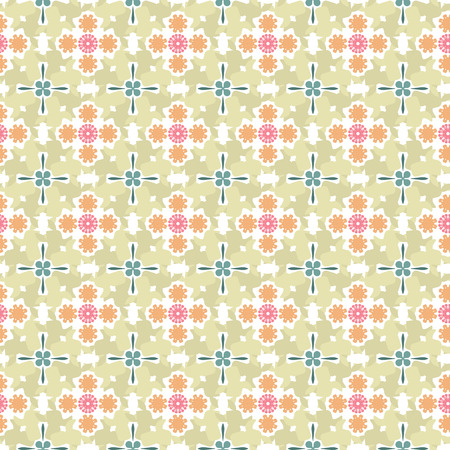 Vector pattern - colorful seamless geometrical background. There is an opportunity to easily change color. You can apply it in the wide range of use.Vector illustration.のイラスト素材