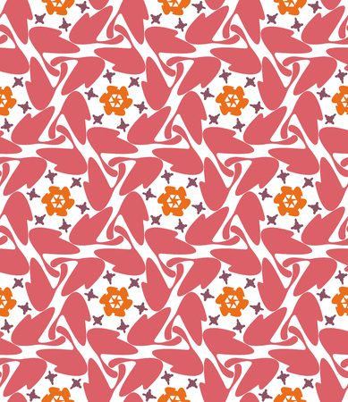 Vector pattern - colorful seamless geometrical background. Possibility of change of your color. You can apply it in the wide range of use.Vector illustration.のイラスト素材