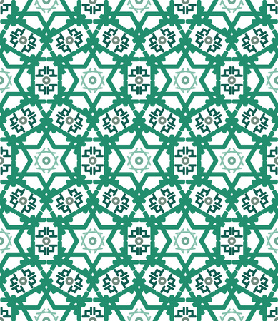 Vector pattern - colorful seamless geometrical background. Possibility of change of your color. You can apply it in the wide range of use.Vector illustration.のイラスト素材