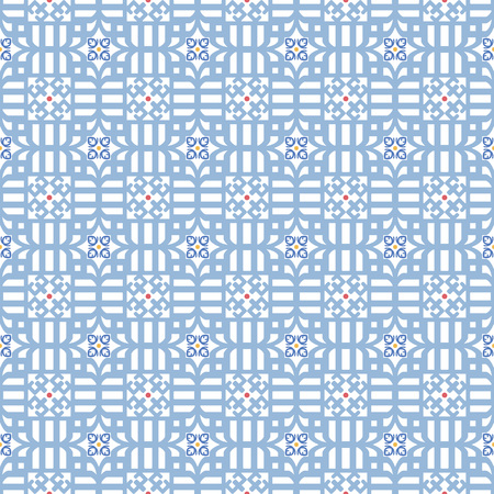 Vector pattern - colorful seamless geometrical background. Possibility of change of your color. You can apply it in the wide range of use.Vector illustration.のイラスト素材