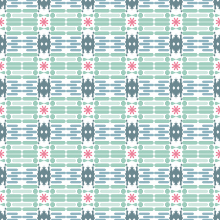 Vector pattern - colorful seamless geometrical background. Possibility of change of your color. You can apply it in the wide range of use.Vector illustration.のイラスト素材