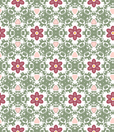 Vector pattern - colorful seamless geometrical background. There is an opportunity to easily change color. You can apply it in the wide range of use.Vector illustration.のイラスト素材