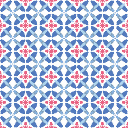Vector pattern - colorful seamless geometrical background. Possibility of change of your color. You can apply it in the wide range of use.Vector illustration.のイラスト素材