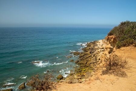 Atlantic ocean, spanish seashoore, rocks. Beauriful seascapeの写真素材