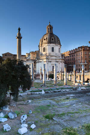 Forum of Trajan, Roma, Italyの写真素材
