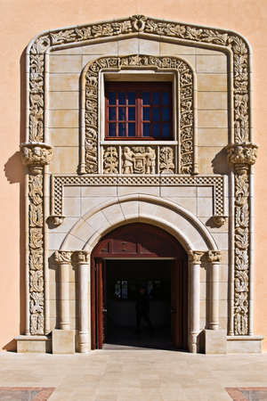 Ralli museum portal, Caesarea, Israelの写真素材