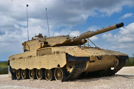 Israeli tank Merkava (Chariot)の写真素材