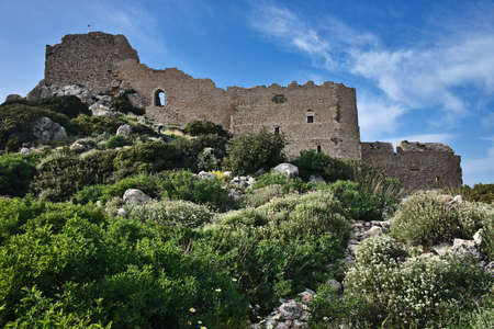 Kritinia castle, Rhodes island, Greeceの写真素材