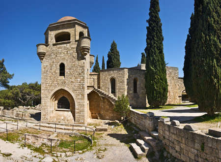 Filerimos monastery, Rhodes island, Greeceの写真素材