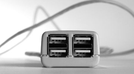 USB Multi ports.                                の写真素材