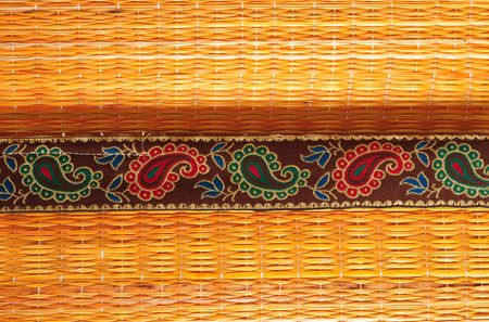 Bamboo ornament.の写真素材