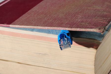 Book on lineの写真素材