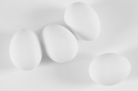 White eggs.の写真素材