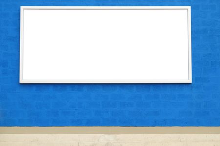 Exterior advertising board.の写真素材