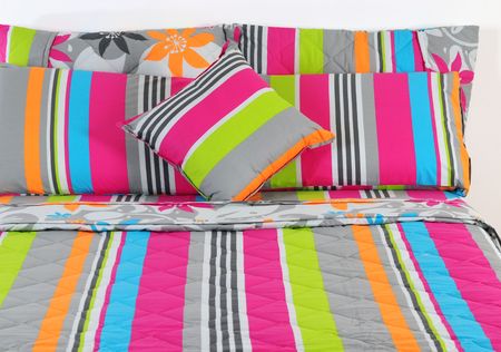 Stripped bedding.