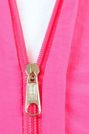 Open zipper.の写真素材