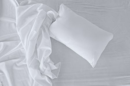 Unattended bed.の写真素材