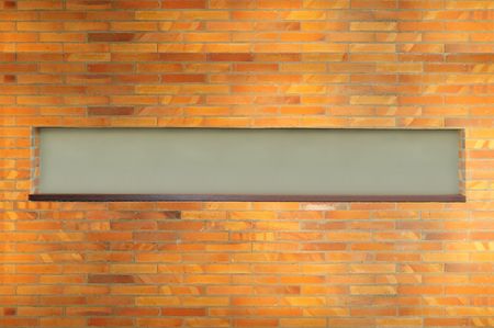 Niche in brick wall.の写真素材