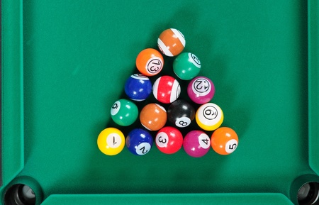Pool table.