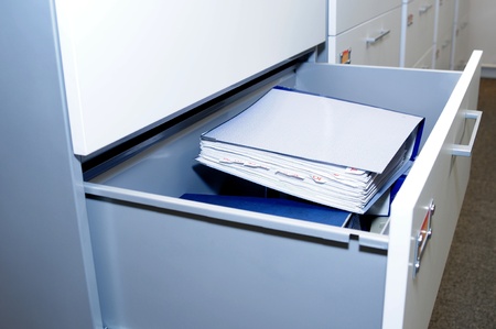 Filing cabinet.の写真素材