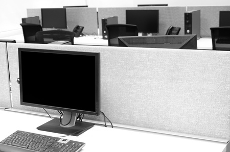 Computer lab.の写真素材