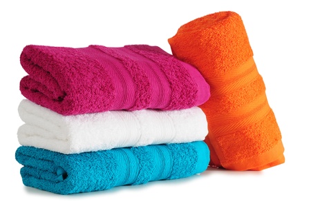 Bath towel. Isolatedの写真素材