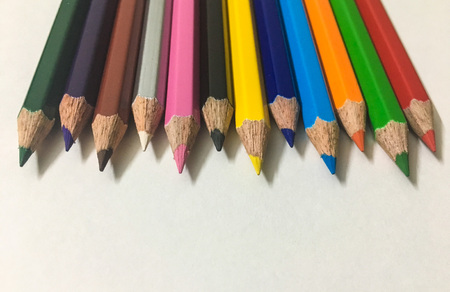colored pencilsの写真素材