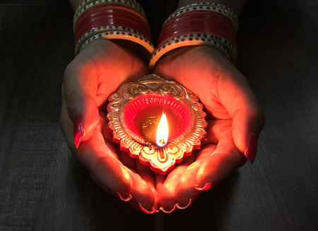 diwali celebration and decorationの写真素材