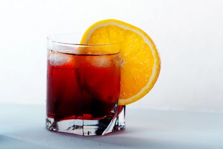 Americano & negroni cocktailの写真素材