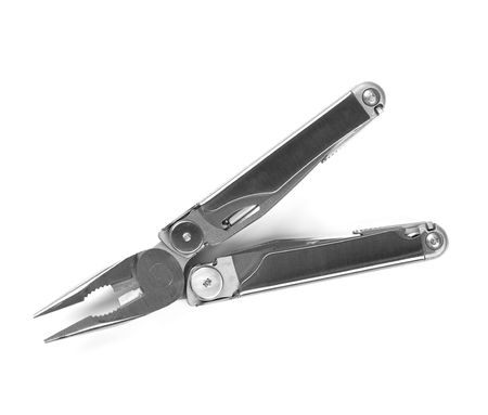Multifunctional tool. Isolated on white background