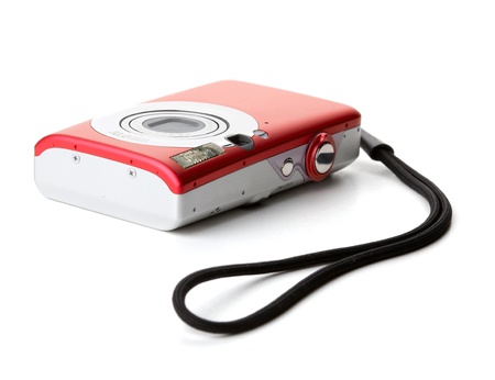 Digital camera. Isolated on white background