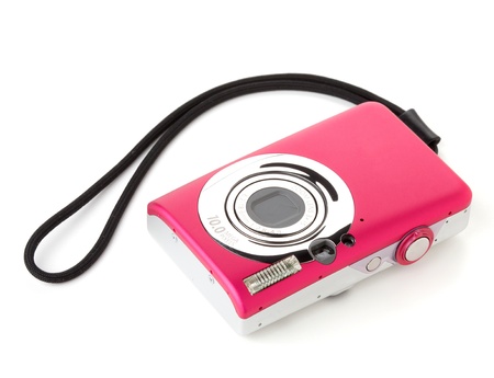 Digital camera. Isolated on white background