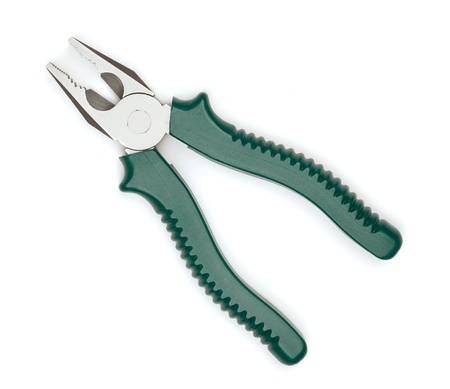 Tools collection - Pliers. Isolated on white backgroundの写真素材