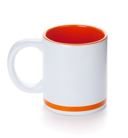 Coffee cup isolated on white backgroundの写真素材
